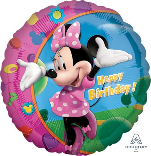 Minnie Mouse Birthday Balloon - Foil